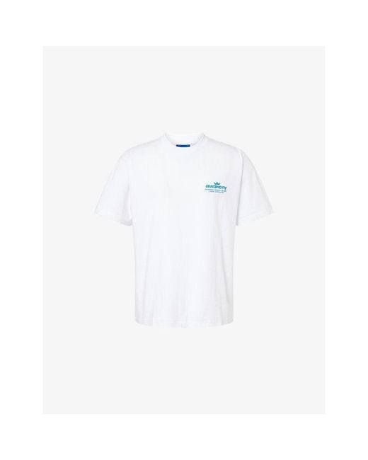AWAKE NY White Good Everywhere Logo-Print Cotton T-Shirt for men