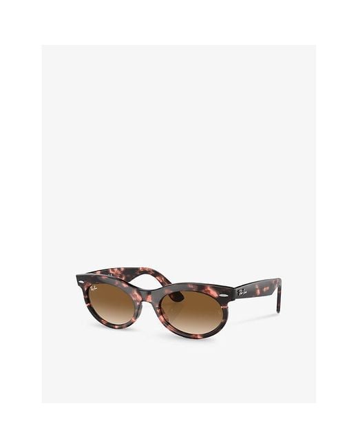 Ray-Ban Multicolor Rb2242 Wayfarer Oval-frame Acetate Sunglasses