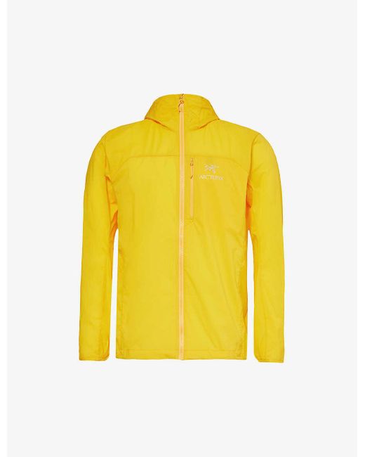 Arc'teryx Yellow Squamish Brand-print Regular-fit Shell Jacket for men