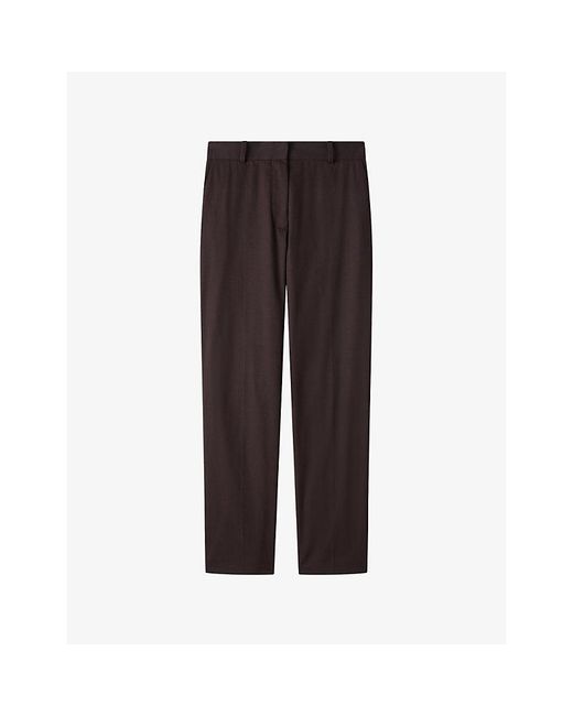 Joseph Brown Coleman Tapered-Leg Stretch-Cotton Trousers