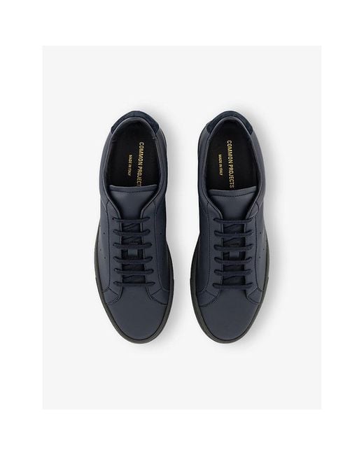 Common Projects Blue Achilles Leather Trainers for men