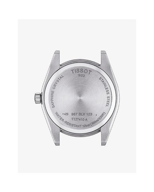Tissot Blue T127.410.11.041.00 Gentleman Stainless-Steel Quartz Watch for men