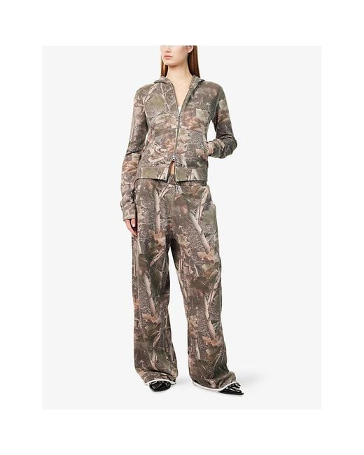 Jaded London White Woodland Mini Monster Camouflage Cotton-Jersey Hoody