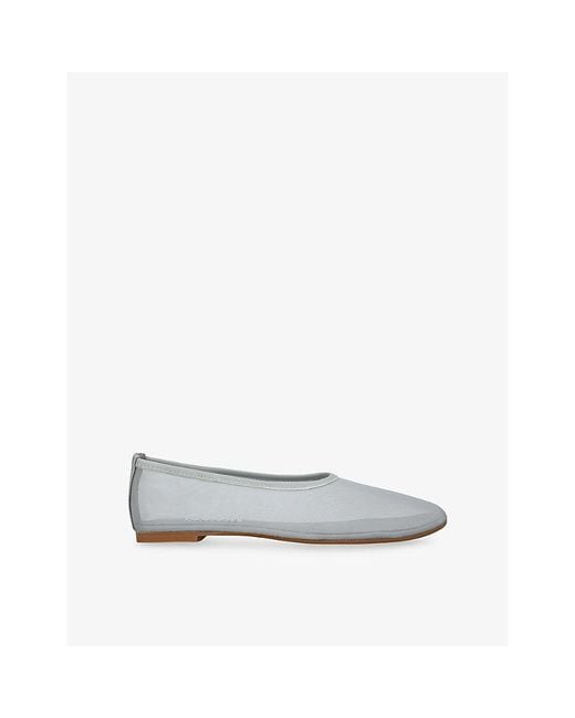 Senso White Carli Mesh Ballet Flats