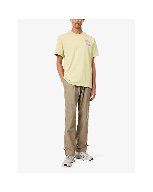 The North Face Natural Mountain Relax Logo-Print Cotton T-Shirt for men
