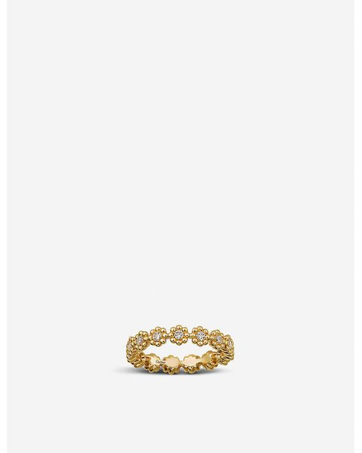 Cartier Metallic Cactus De 18ct Gold And Diamond Wedding Ring