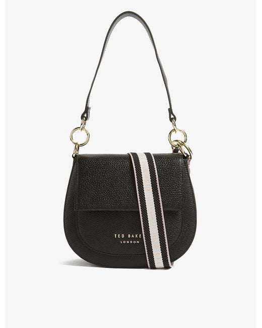 Ted Baker Black Amali Leather Cross-body Bag