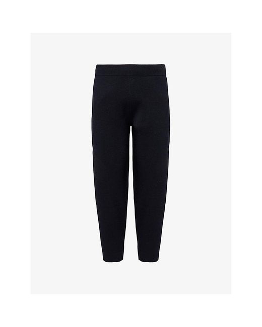 Dunhill Blue Two-Slip-Pocketstapered-Leg Relaxed-Fit Cotton And Cashmere-Blend Jogging Bottoms for men