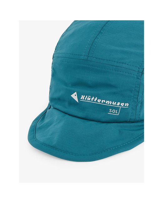 Klattermusen Blue Sol Five-panel Shell Cap for men