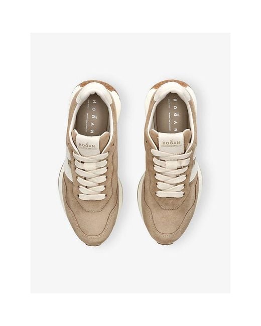 Hogan Natural Allacciato H641 Suede Trainers