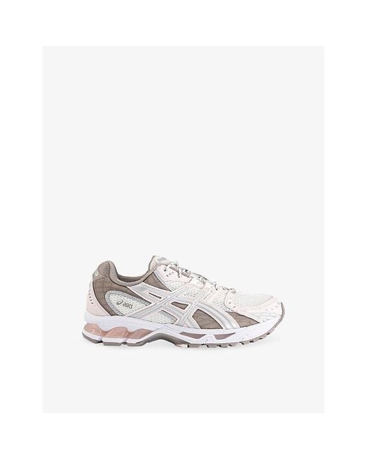 Asics White Gel Nimbus 10.1 Mesh Trainers