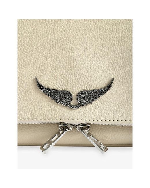 Zadig & Voltaire Multicolor Rock Leather Clutch Bag