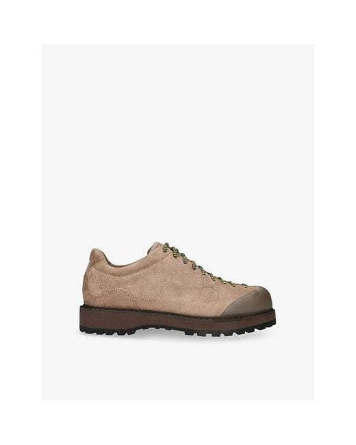 Diemme Brown Ampezzo Low-Top Suede Boots for men