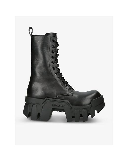 balenciaga platform boots