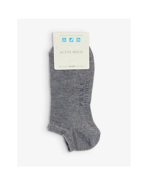 Falke Gray Active Breeze Stretch-Woven Socks
