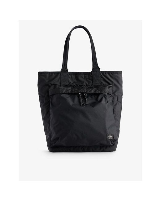 Porter-Yoshida and Co Black Force Shell Tote Bag for men