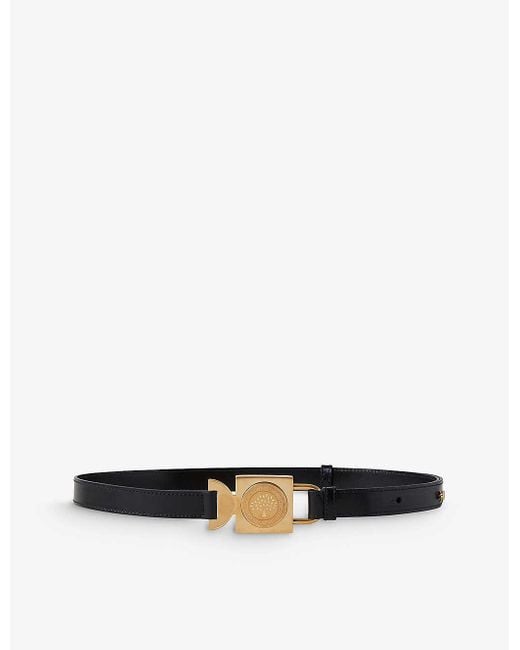 Mulberry White X Axel Arigato Brand-plaque Leather Belt