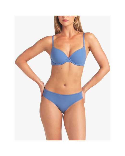 Skims Blue Fits Everybody Jersey Thong