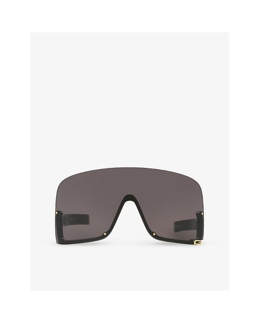 Gucci Gray Gc002161 gg1631s Irregular-frame Injected Sunglasses