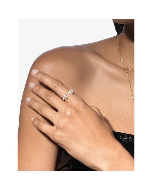 Messika White My Twin Toi & Moi 18Ct- And 0.45Ct Diamond Ring