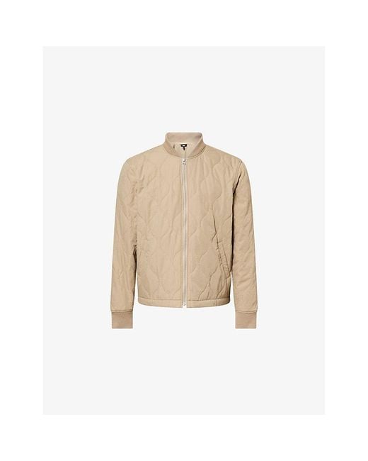PAIGE Natural Welt-Pocket Blix Bomber Jacket for men