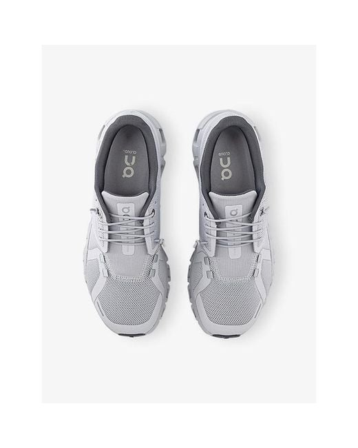 On Shoes White Cloud 6 Mesh Trainers