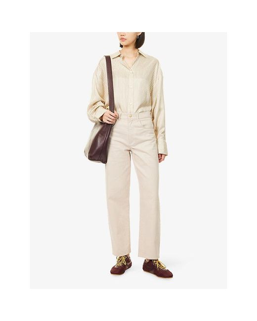 Max Mara Natural Straight-Leg Stretch-Denim Jeans