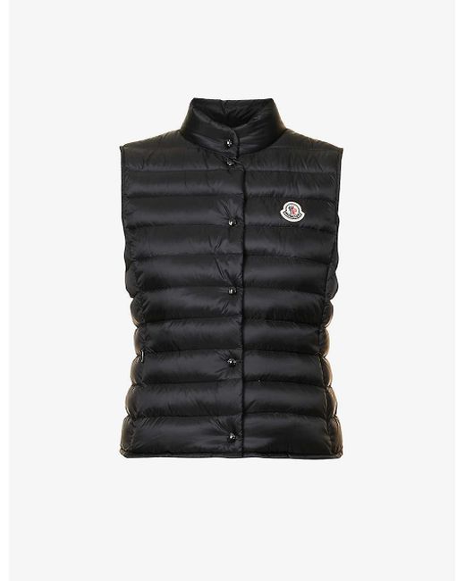 Moncler Liane Quilted Shell-down Gilet in Black | Lyst Canada