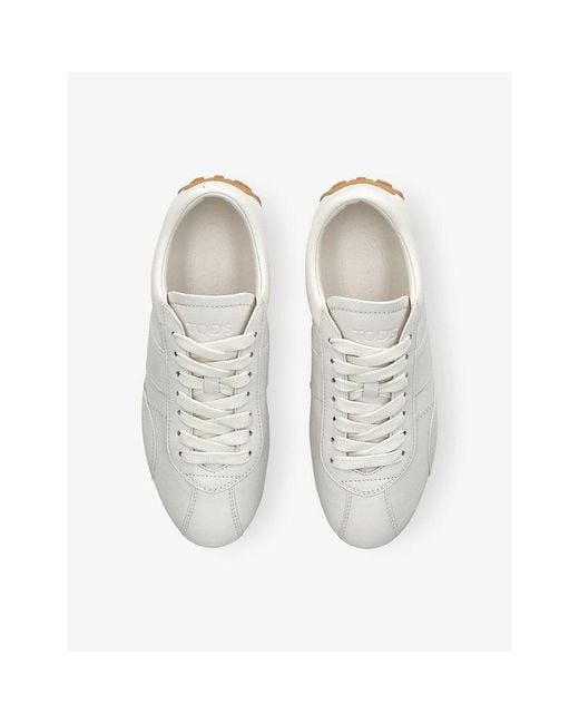 Tod's White Sportiva 59L Suede Trainers