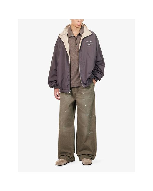 Acne Pink Orsey Reversible Technical Shell Jacket for men