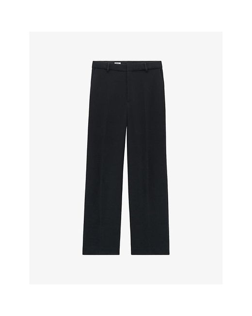 Filippa K Black Hutton Tailored-leg Low-rise Woven Trousers