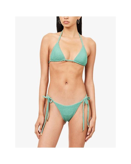 Cheap Monday Green Palma Bikini Top