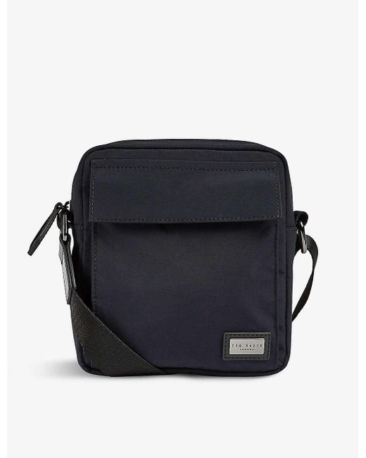 Ted Baker Hekter Nylon Flight Bag in Blue for Men Lyst