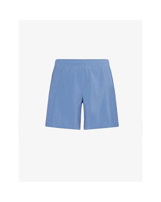 lululemon athletica Blue Pace Break 7' Stretch-Woven Shorts for men