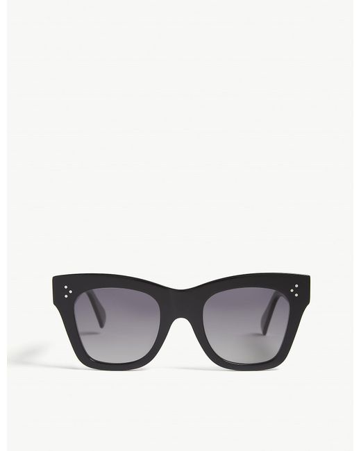 Céline Black Cl4004in Cat-eye-frame Sunglasses