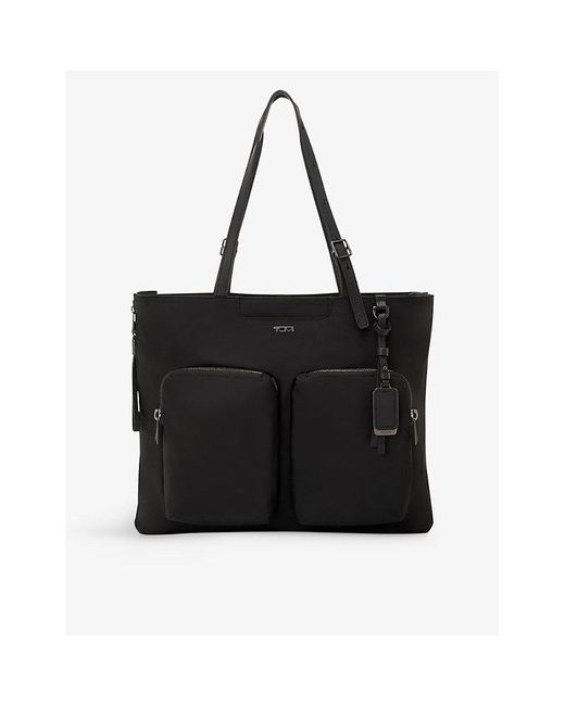 Tumi Cody Expandable Logobadge Nylon Tote in Black Lyst Australia