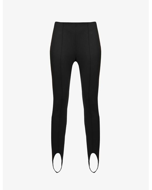 Polo Ralph Lauren Midrise Stirrupdetail Stretchwoven leggings in