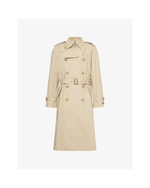 Polo Ralph Lauren Natural Double-Breasted Cotton Trench Coat for men