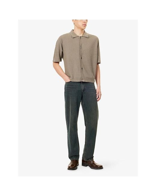 Rag & Bone Gray Infuse Straight-Leg Denim Jeans for men