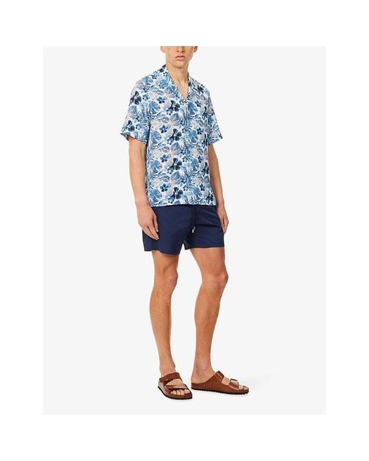 Vilebrequin Blue Mahina Swim Shorts for men