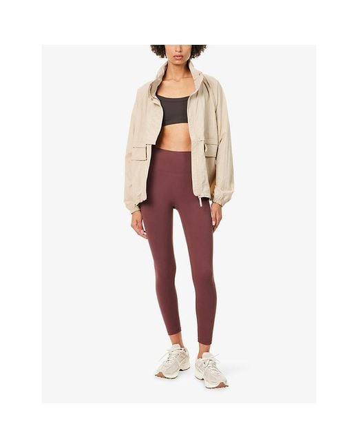 ADANOLA Red Ultimate Regular-Fit Gym Leggings