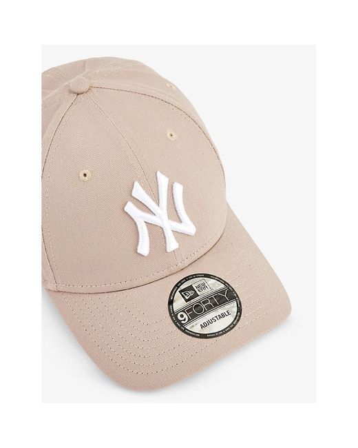 KTZ Natural 9forty New York Yankees Cotton Cap for men