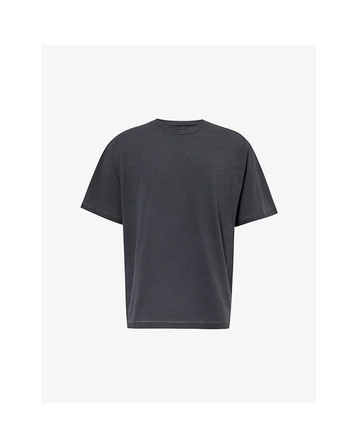 GYMSHARK Blue Everywear Comfort Logo-embossed Cotton-jersey T-shirt for men