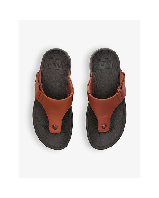 Fitflop Brown Trakk-ii Water-resist Woven Sandals for men