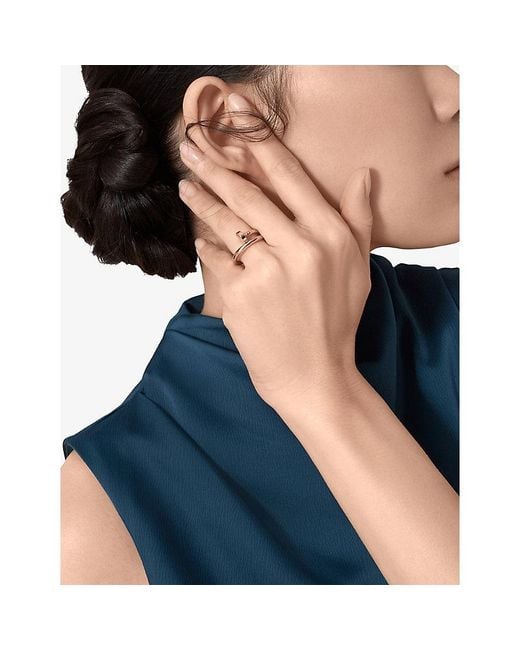 Cartier White Juste Un Clou 18Ct Rose- Ring