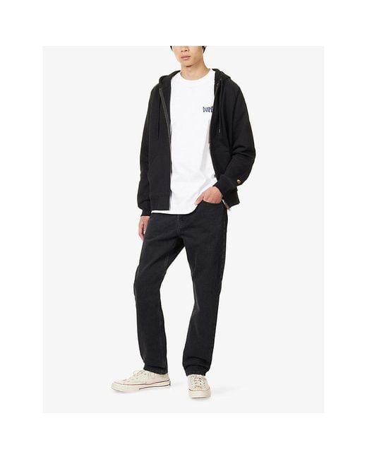 Carhartt Black Newel Straight-Leg Denim Jeans for men