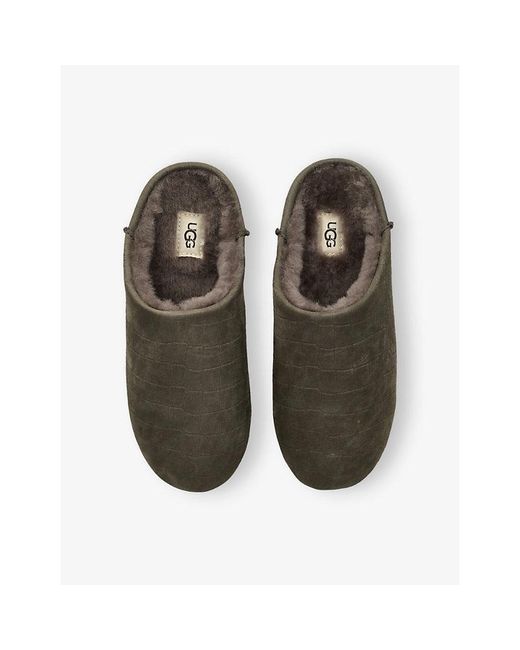 Ugg Green Elea Suede Slippers