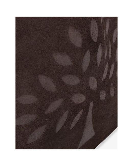 Mulberry Brown Small Tree Suede Tote Bag