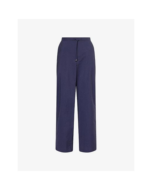 Loewe Blue X Paula's Ibiza Drawstring Cotton-Blend Trousers for men