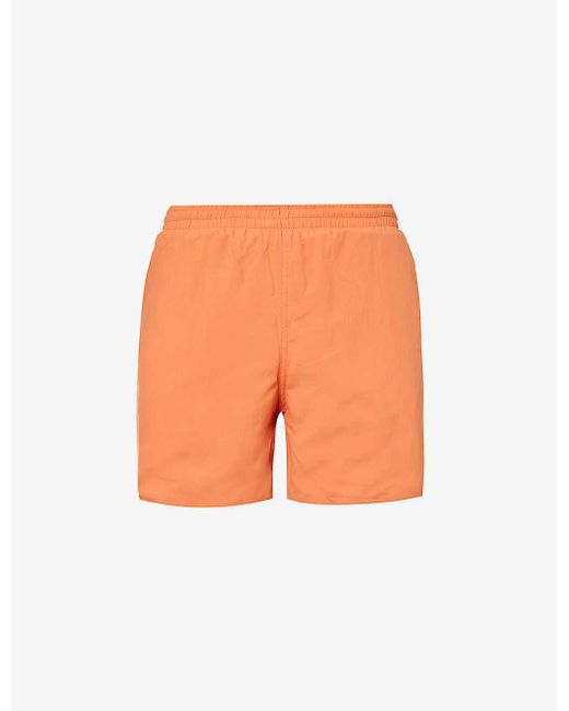 Speedo Orange Folk X Graphic-print Swim Shorts for men